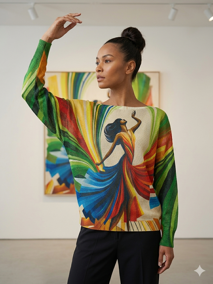 The Radiant Muse Linen Top