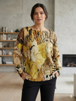 The Radiant Muse Linen Top