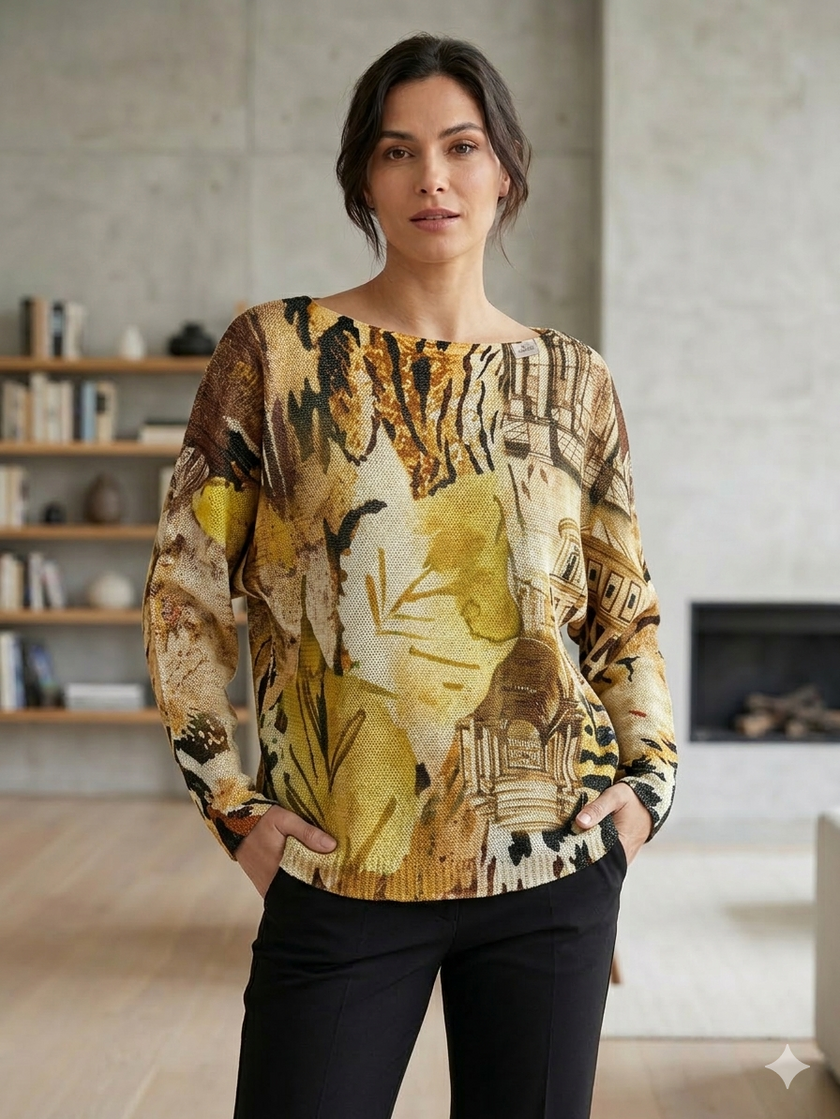 The Radiant Muse Linen Top