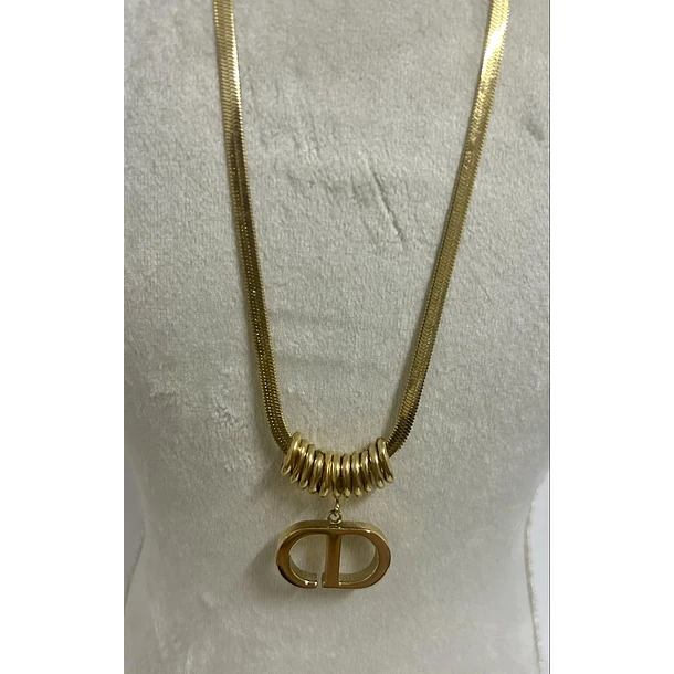 Luxe Link CD Statement Necklace