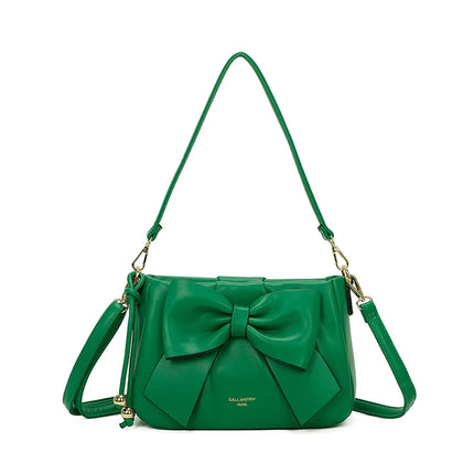The Colette Bow Bag – Emerald Green