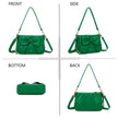 The Colette Bow Bag – Emerald Green
