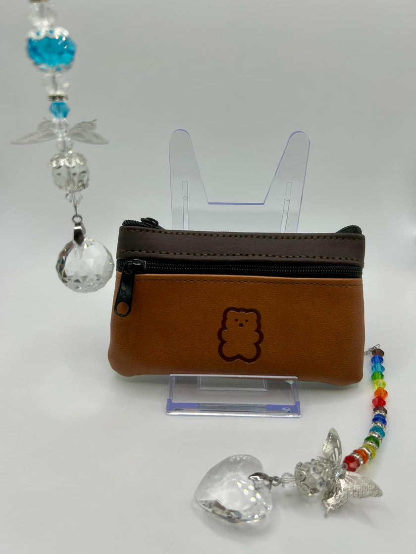 The Duo-Zip Leather Mini Wallet