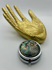 Stained Glass Vintage-Style Travel Pill Case