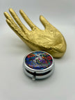 Stained Glass Vintage-Style Travel Pill Case