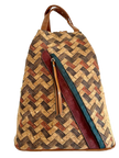 The Atlas Herringbone Cork Backpack