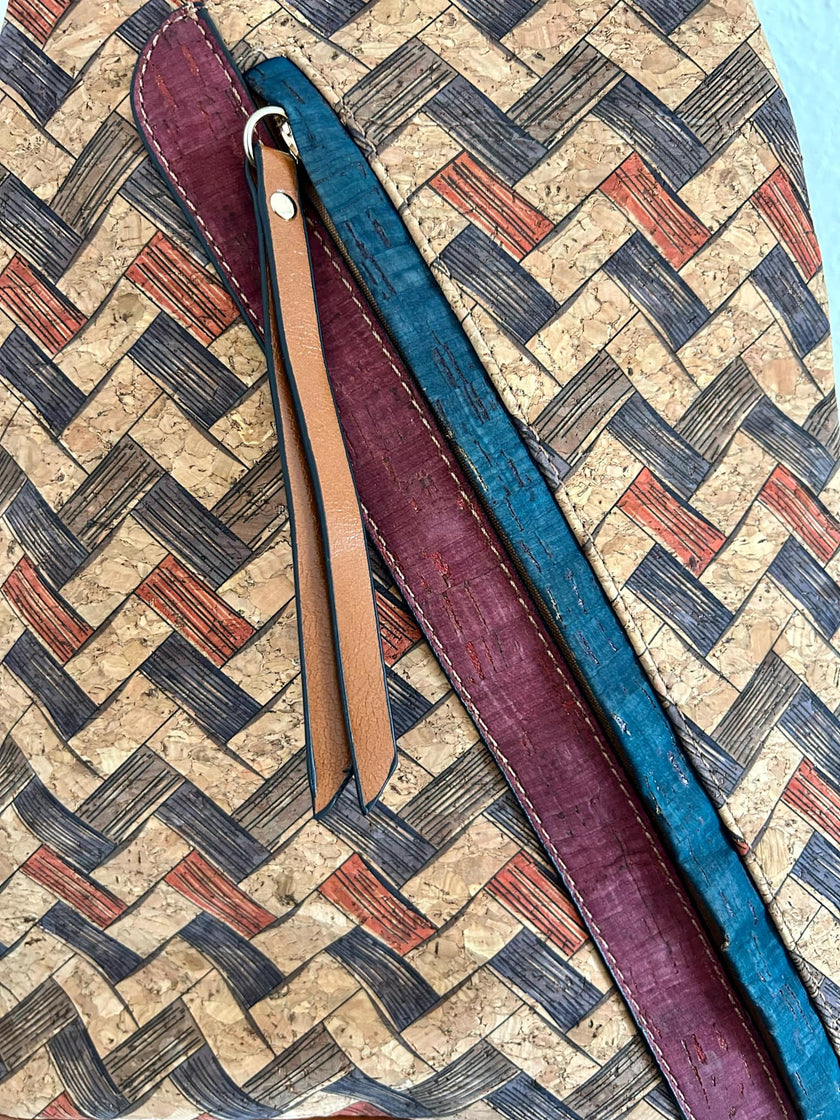 The Atlas Herringbone Cork Backpack