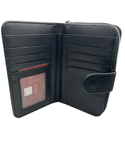 Coveri Collection Grained Zip-Around Organizer Wallet