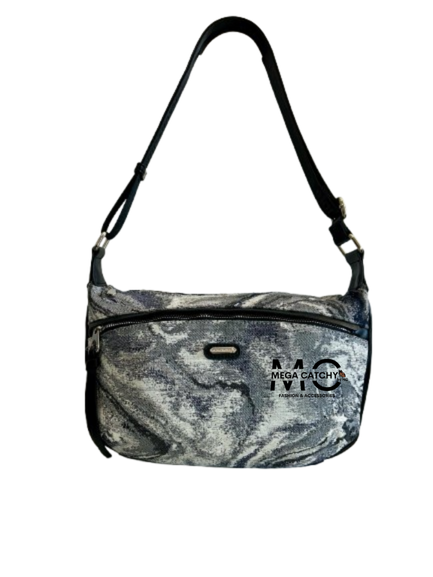 David Jones Marble Jacquard Crossbody Bag