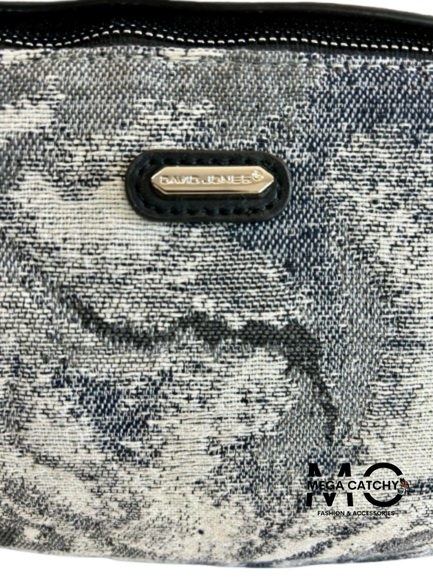 David Jones Marble Jacquard Crossbody Bag