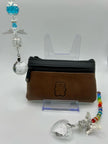 The Duo-Zip Leather Mini Wallet