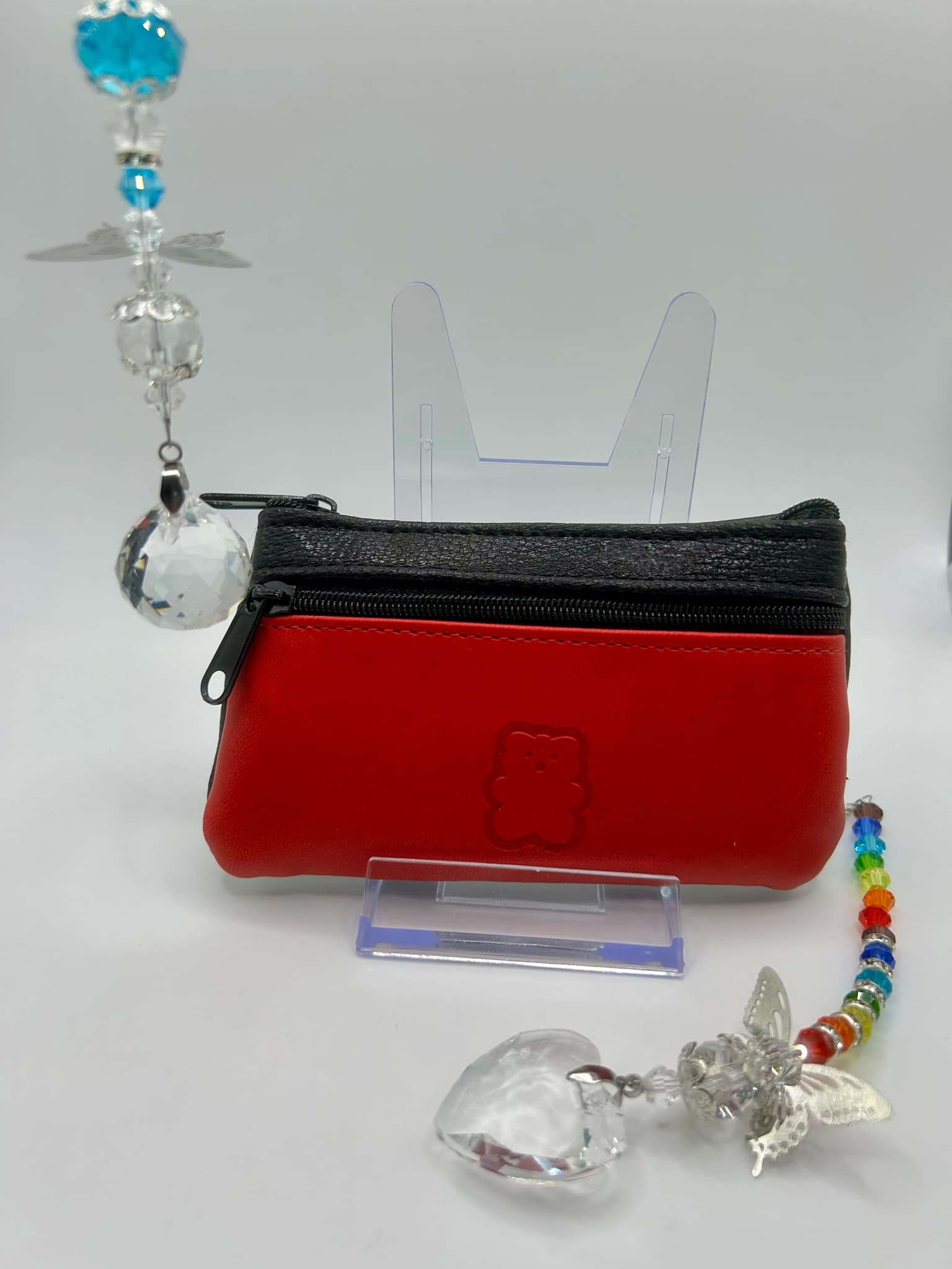 The Duo-Zip Leather Mini Wallet