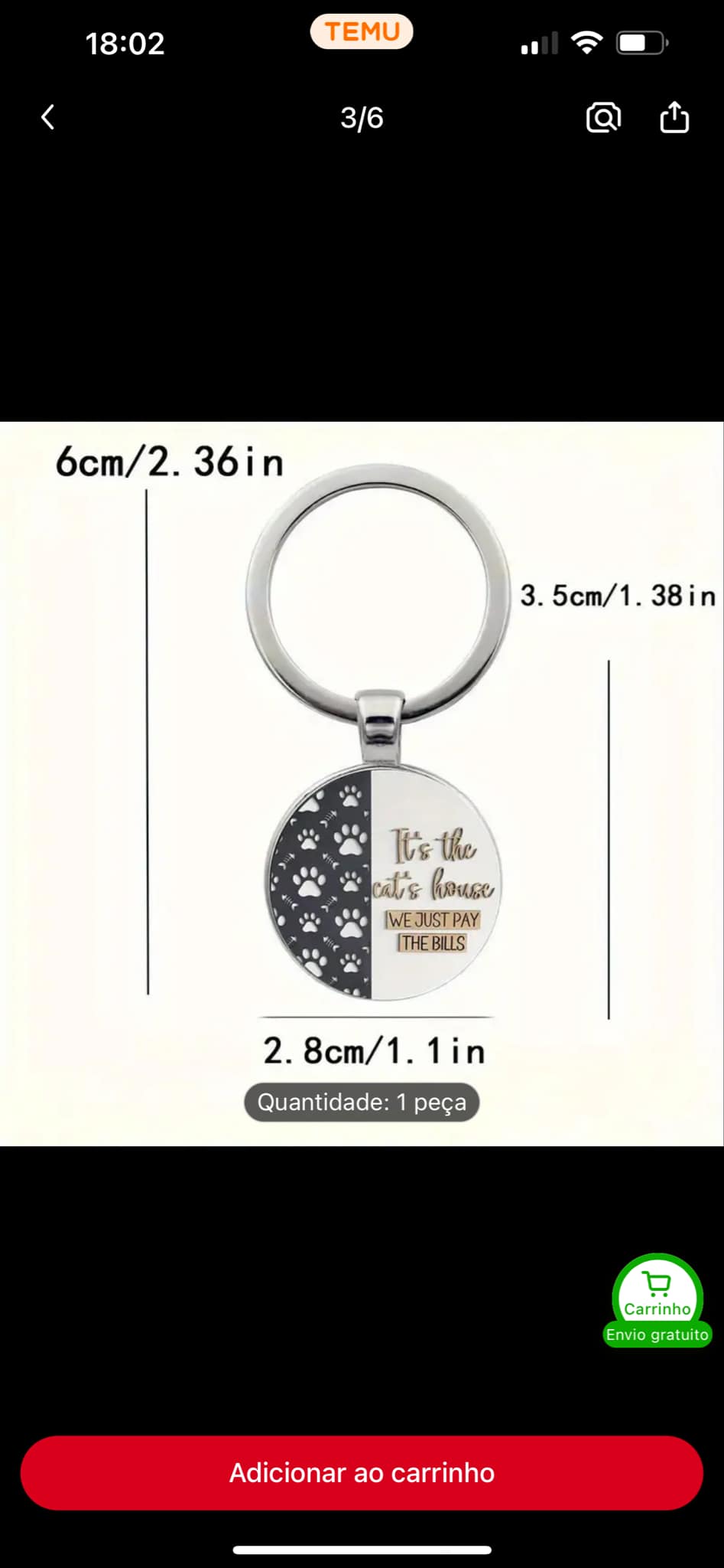 Stainless Steel Keyring