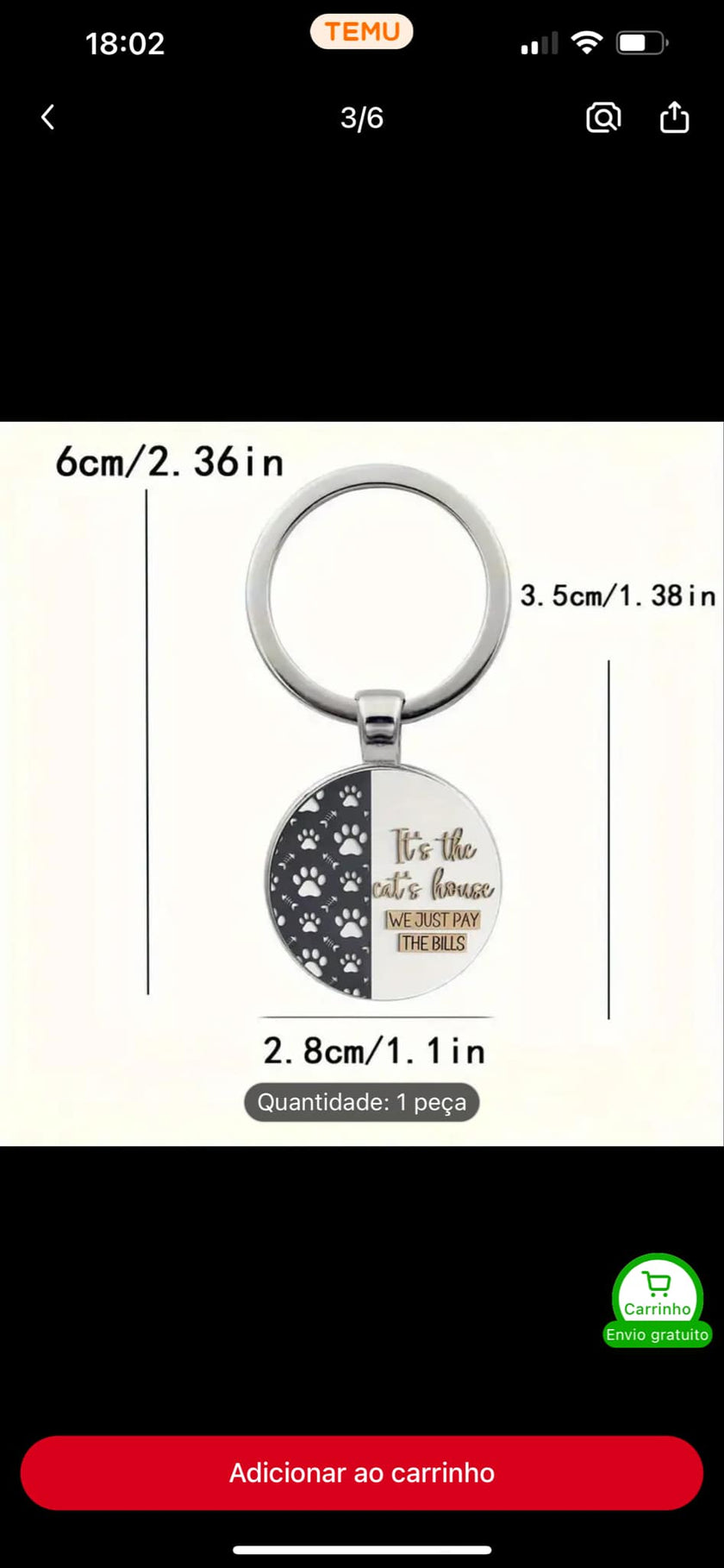 Stainless Steel Keyring