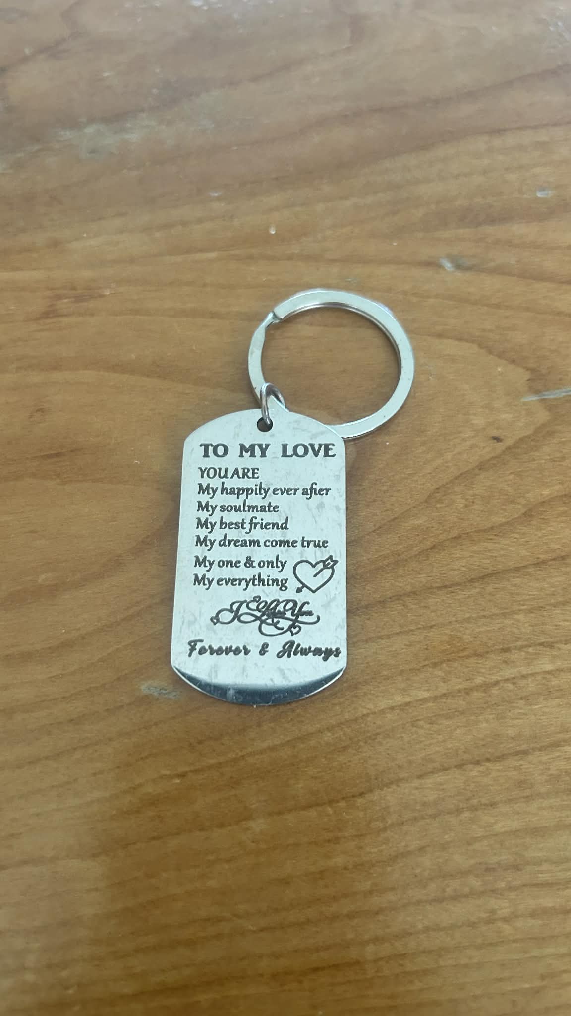 Stainless Steel Keyring