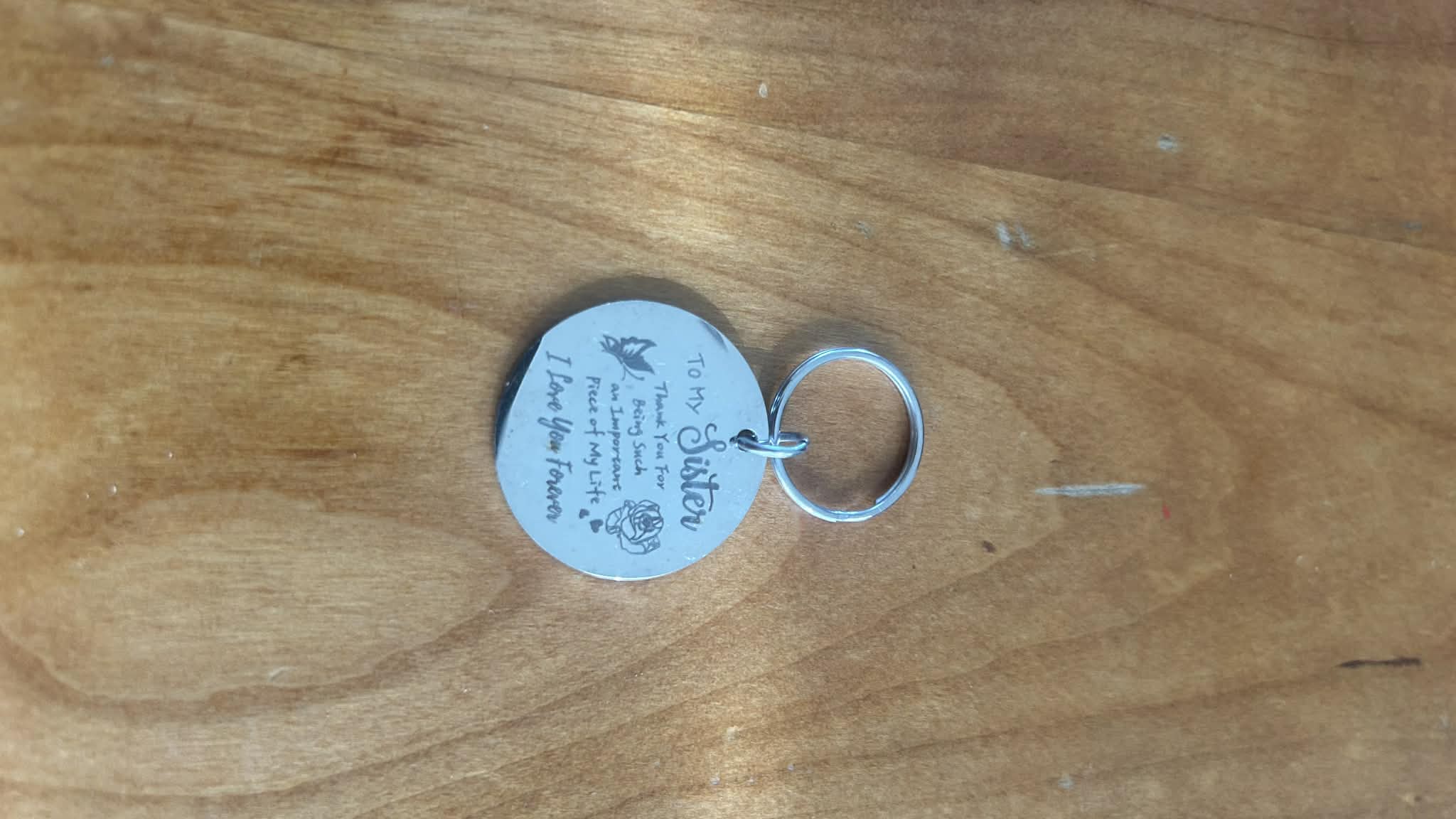 Stainless Steel Keyring