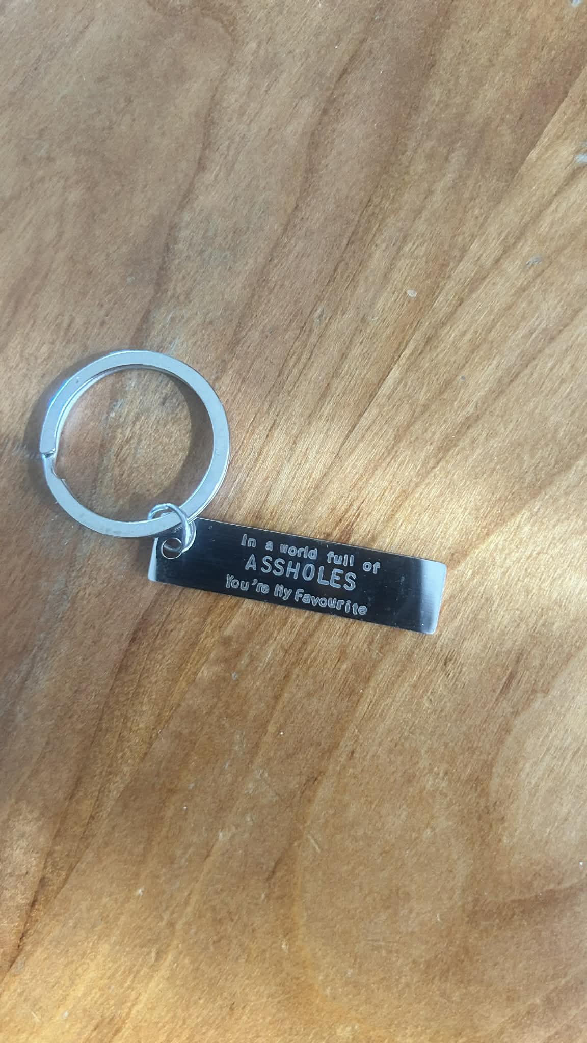 Stainless Steel Keyring