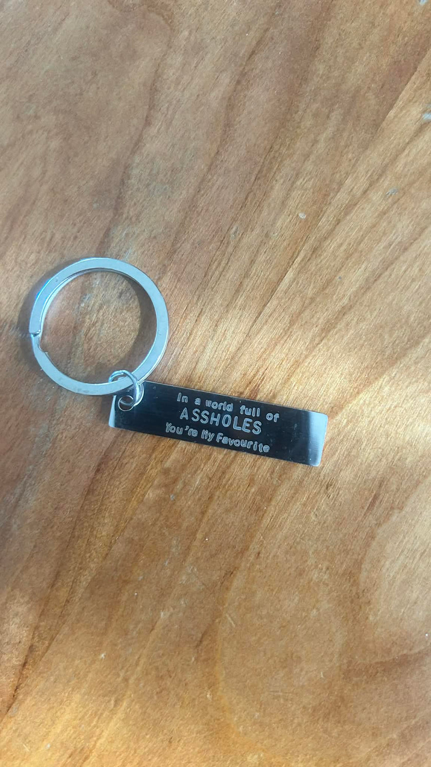 Stainless Steel Keyring