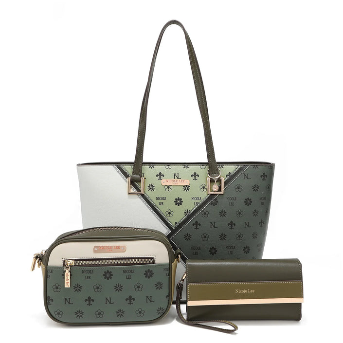 Nicole Lee The Olive Monogram 3-Piece Collection